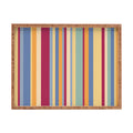 Colour Poems Classic Retro Stripes I Rectangular Tray