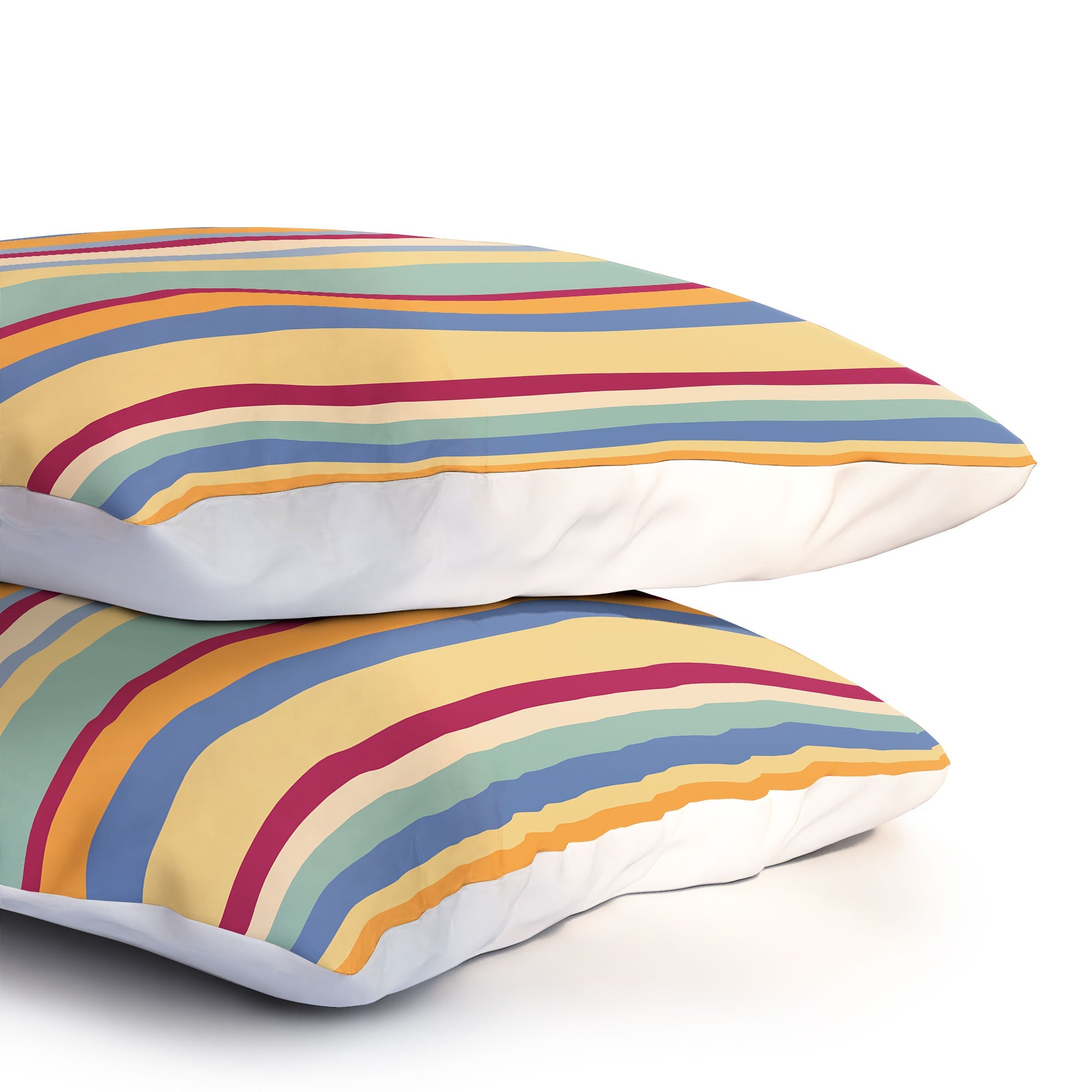 Colour Poems Classic Retro Stripes I Pillow Shams