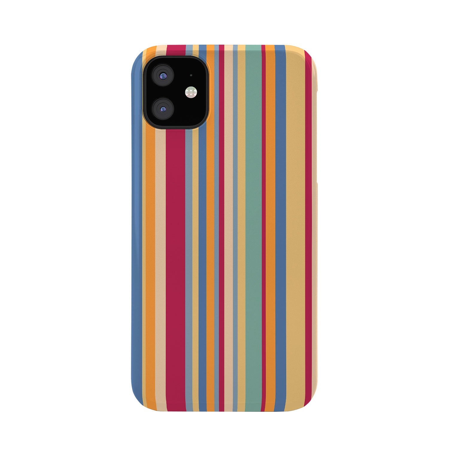 Colour Poems Classic Retro Stripes I Phone Case
