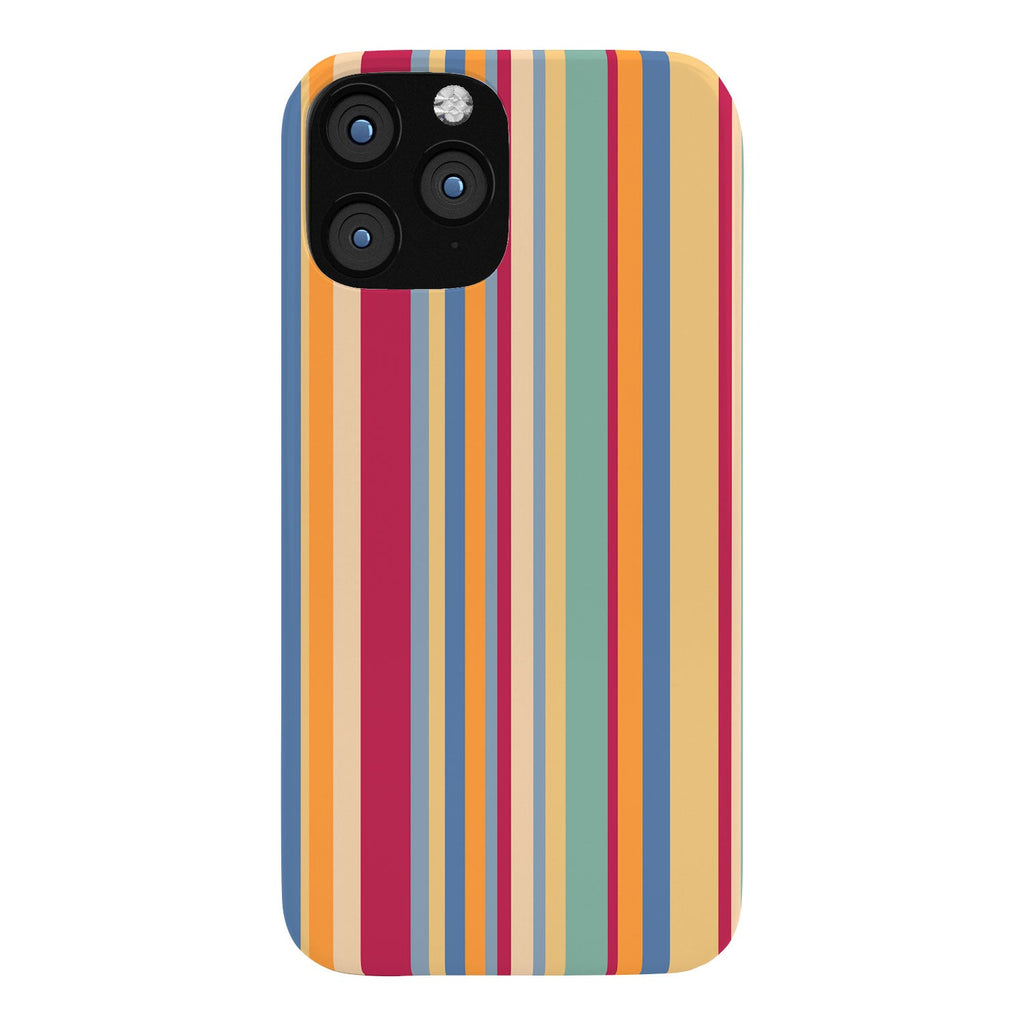 Colour Poems Classic Retro Stripes I Phone Case