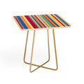 Colour Poems Classic Retro Stripes I Side Table