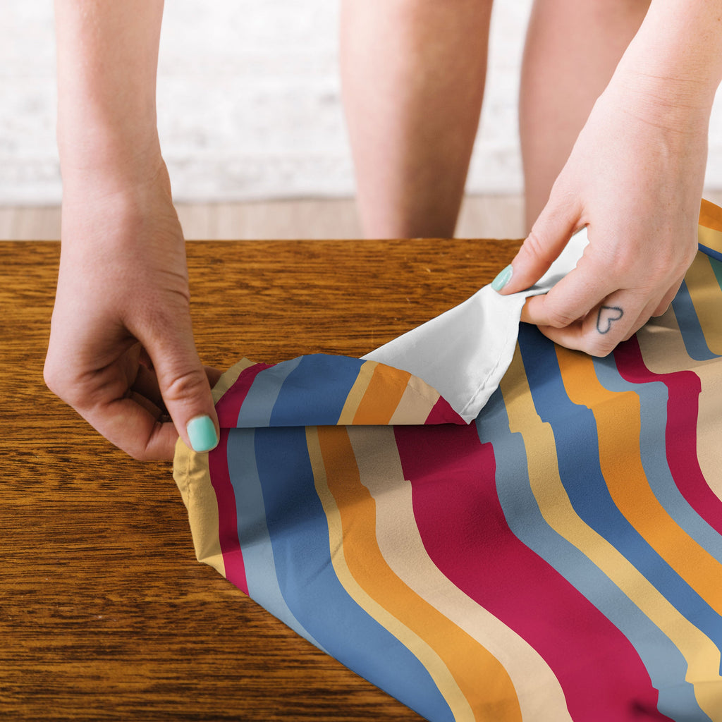 Colour Poems Classic Retro Stripes I Tapestry