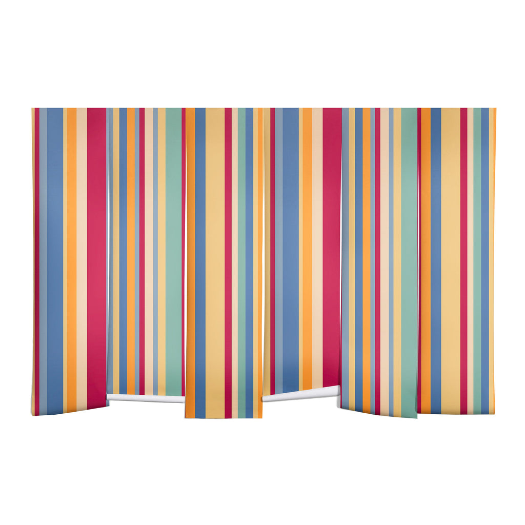 Colour Poems Classic Retro Stripes I Wall Mural