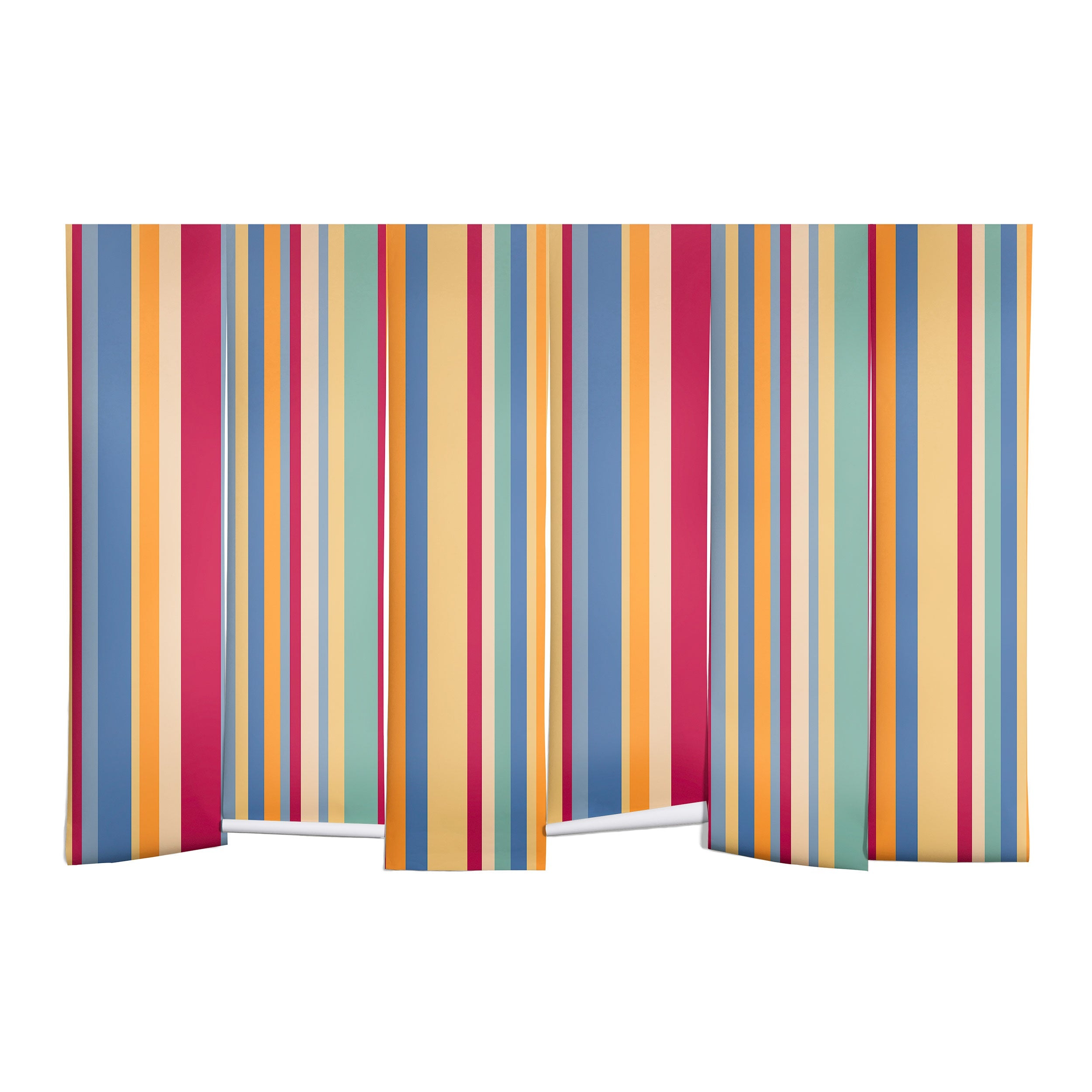 Colour Poems Classic Retro Stripes I Wall Mural