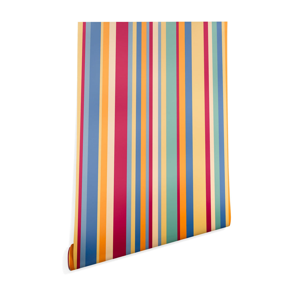 Colour Poems Classic Retro Stripes I Wallpaper