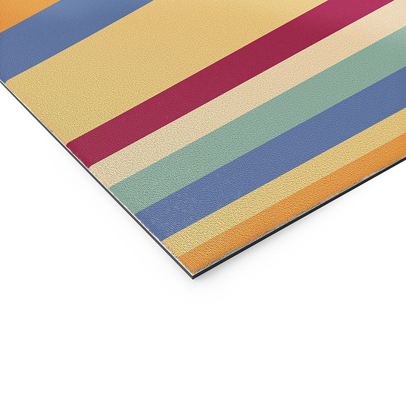 Colour Poems Classic Retro Stripes I Welcome Mat