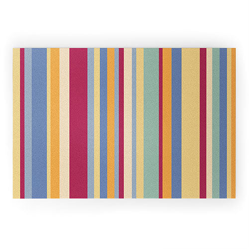 Colour Poems Classic Retro Stripes I Welcome Mat