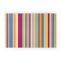 Colour Poems Classic Retro Stripes I Welcome Mat