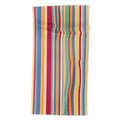 Colour Poems Classic Retro Stripes I Beach Towel