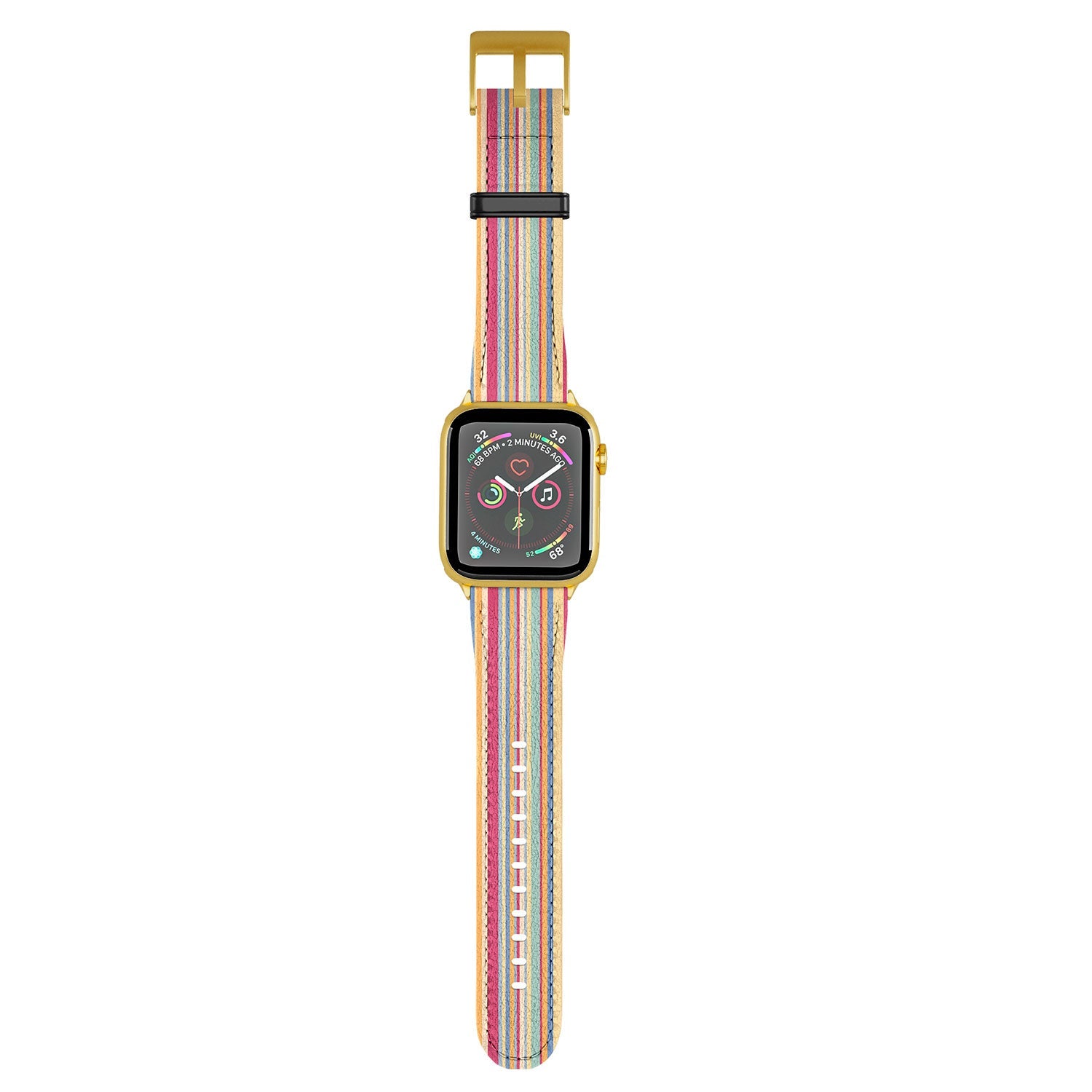 Colour Poems Classic Retro Stripes I Apple Watch Band