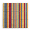 Colour Poems Classic Retro Stripes I Wood Wall Mural