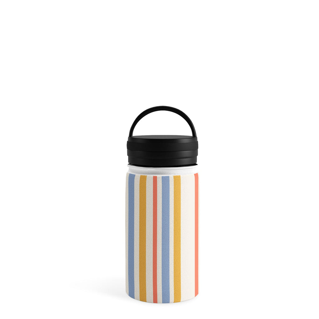 Colour Poems Classic Retro Stripes III Water Bottle