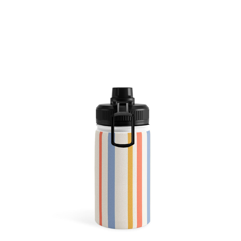 Colour Poems Classic Retro Stripes III Water Bottle