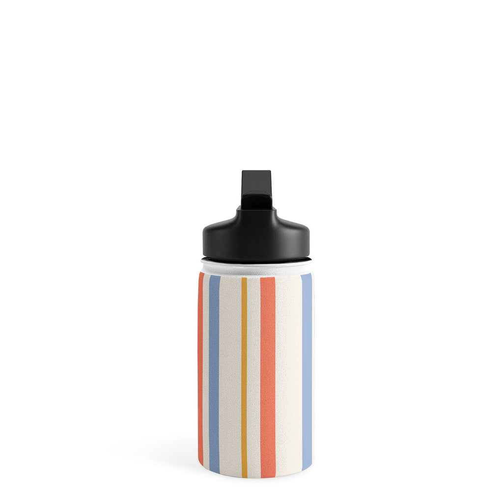 Colour Poems Classic Retro Stripes III Water Bottle