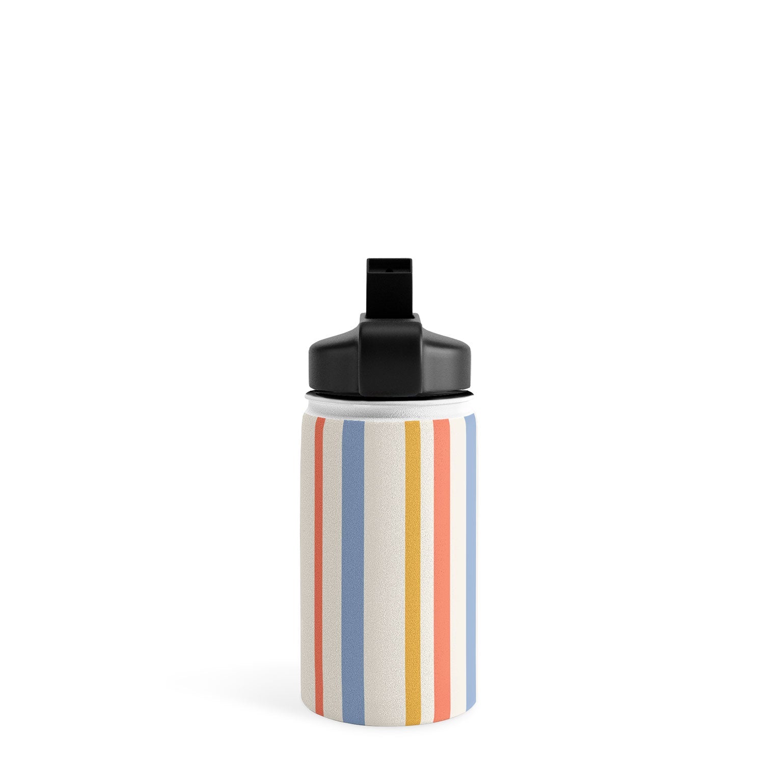 Colour Poems Classic Retro Stripes III Water Bottle