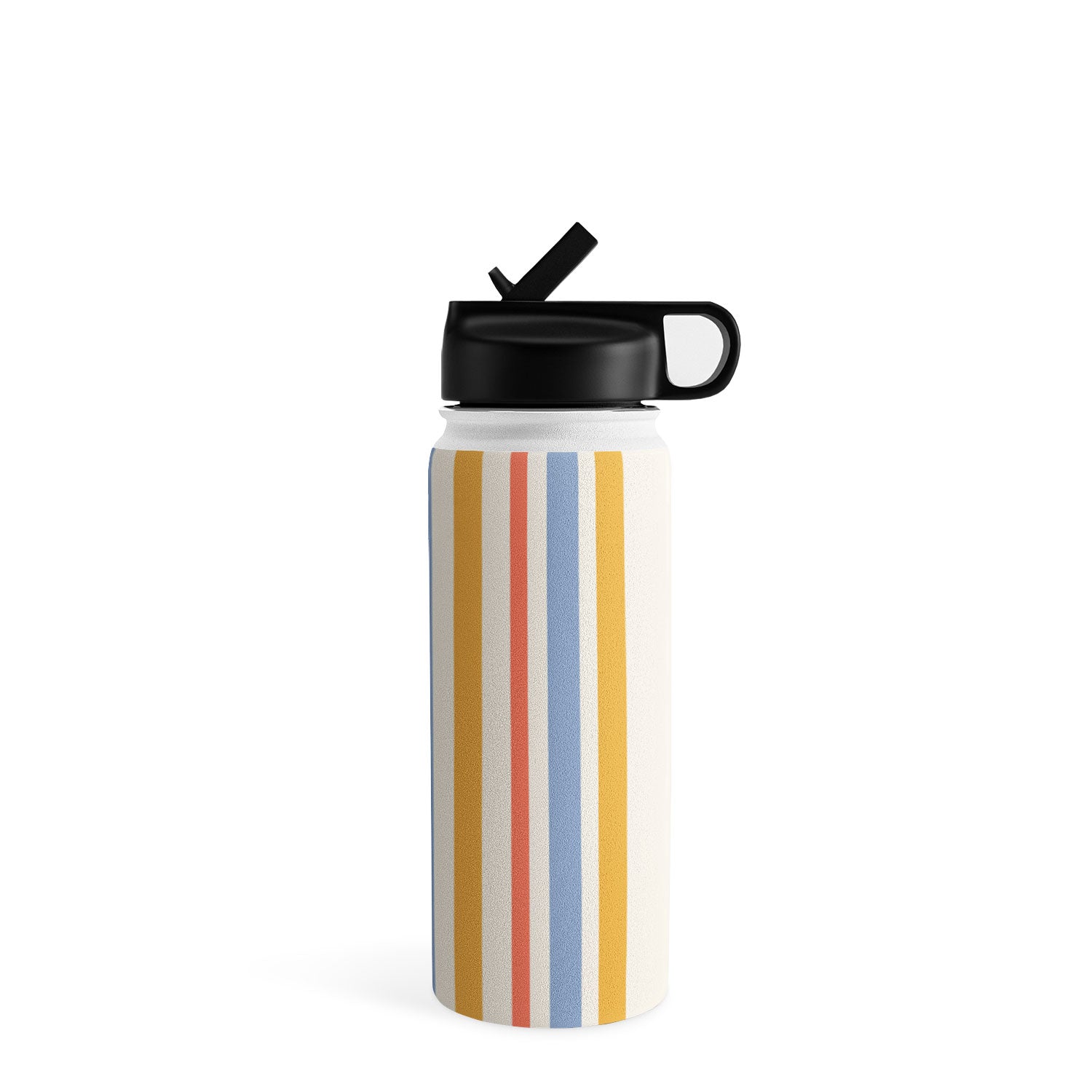 Colour Poems Classic Retro Stripes III Water Bottle