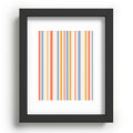Colour Poems Classic Retro Stripes III Recessed Framing Rectangle
