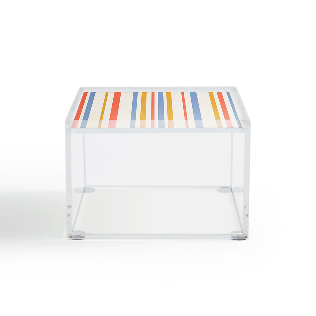 Colour Poems Classic Retro Stripes III Acrylic Box