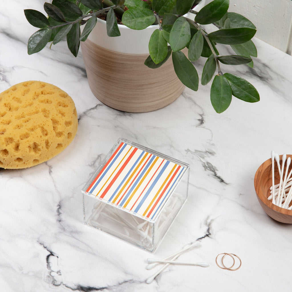 Colour Poems Classic Retro Stripes III Acrylic Box