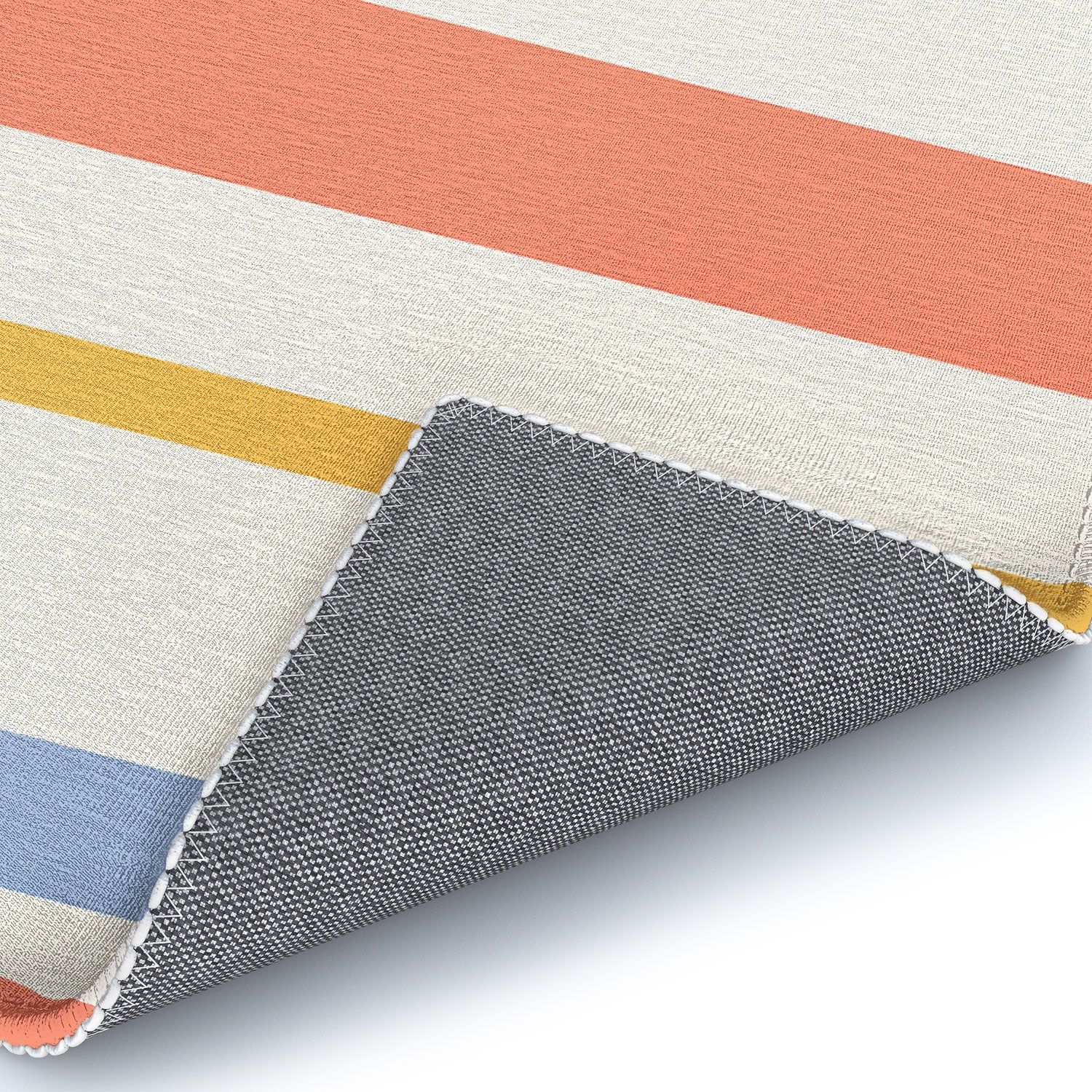 Colour Poems Classic Retro Stripes III Area Rug