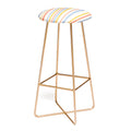 Colour Poems Classic Retro Stripes III Bar Stool