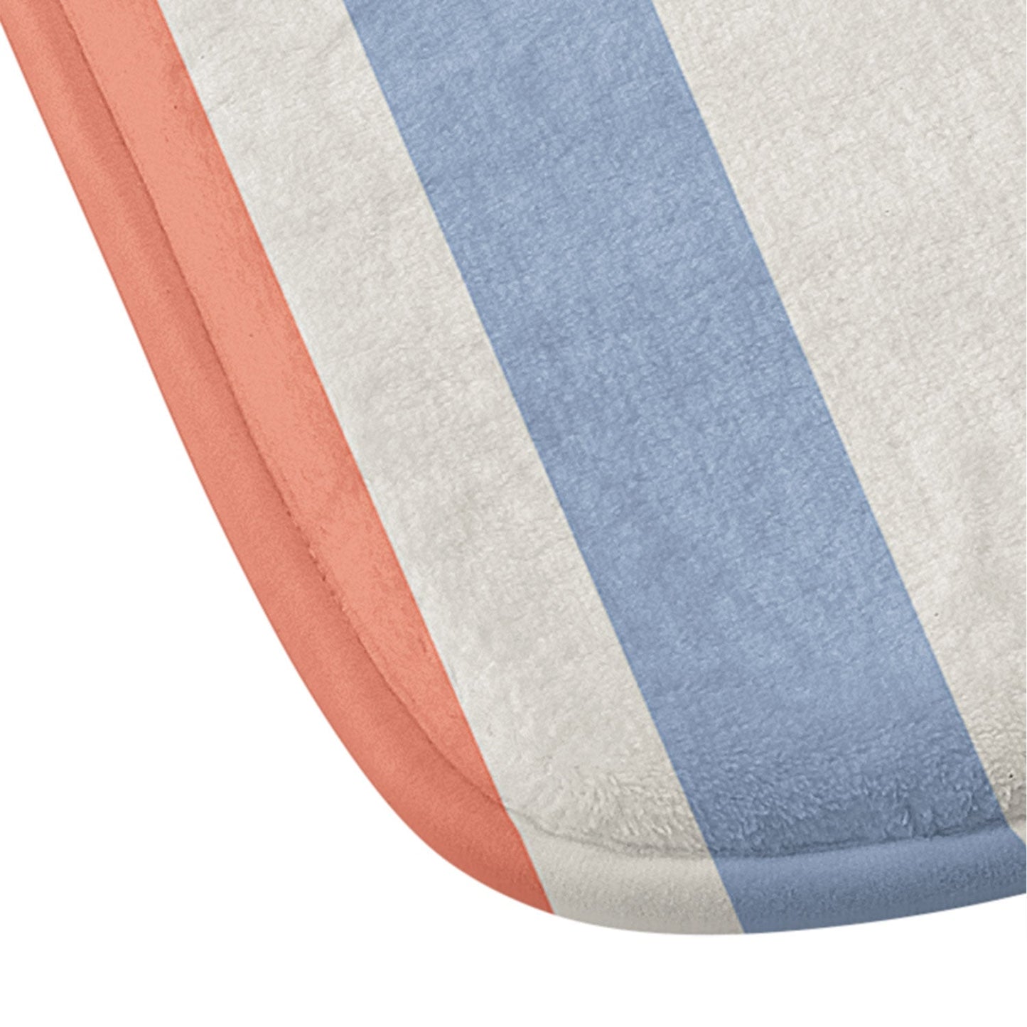 Colour Poems Classic Retro Stripes III Memory Foam Bath Mat