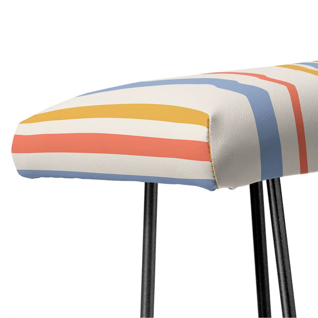 Colour Poems Classic Retro Stripes III Bench