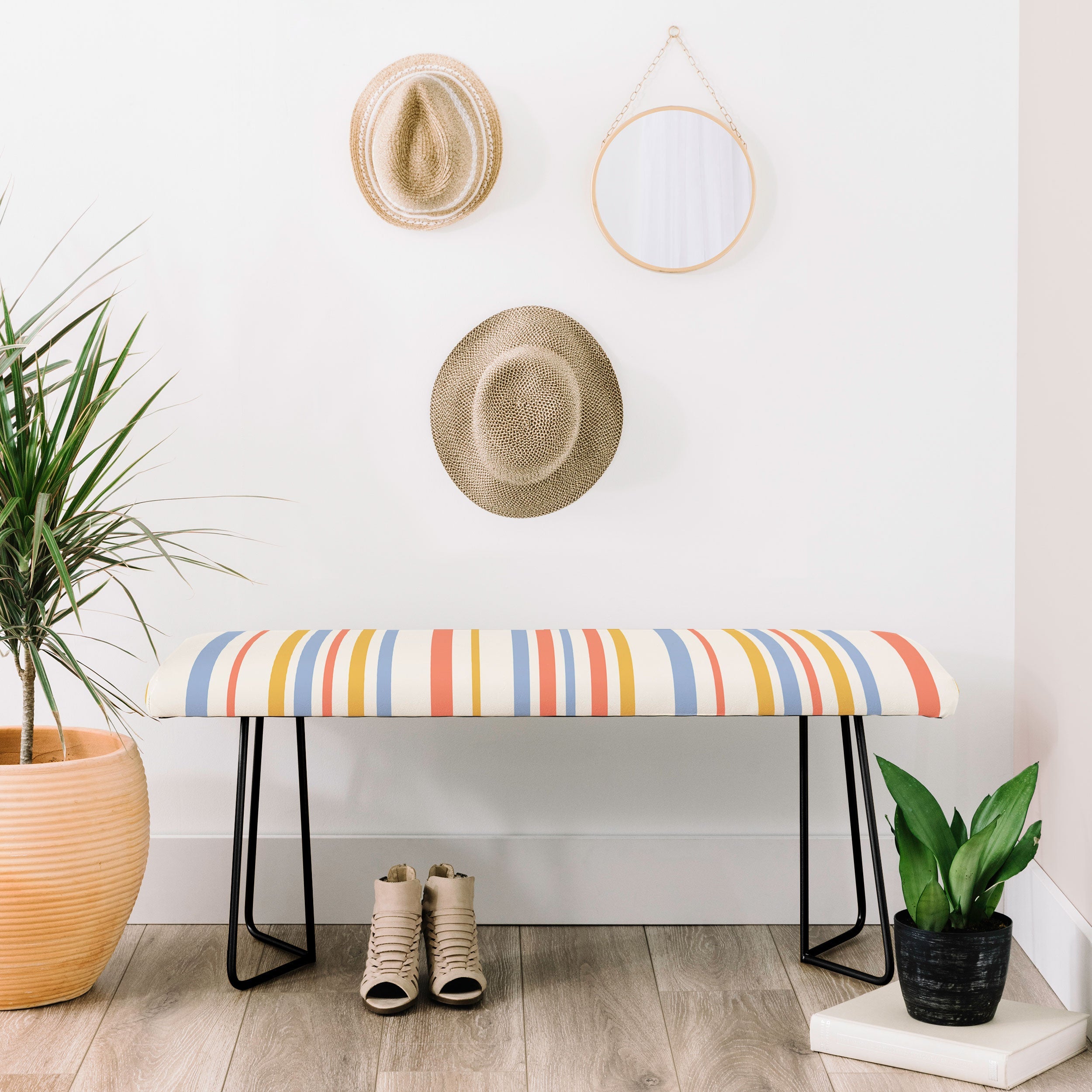 Colour Poems Classic Retro Stripes III Bench