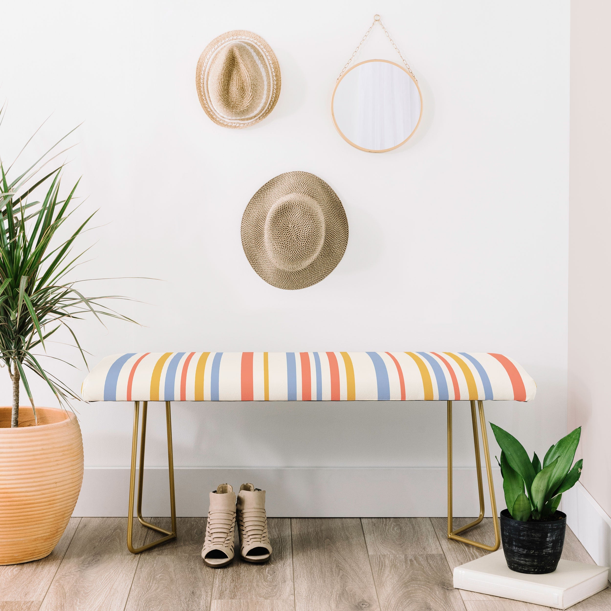 Colour Poems Classic Retro Stripes III Bench