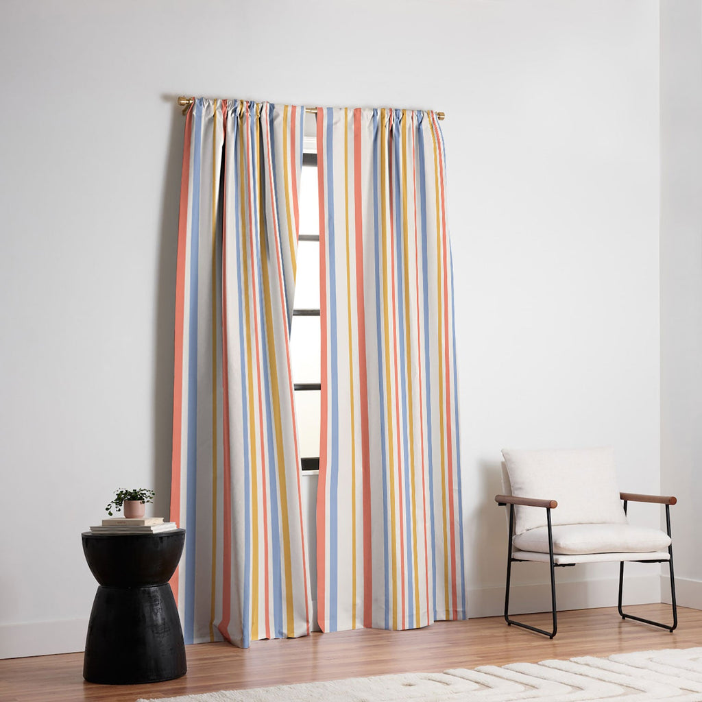 Colour Poems Classic Retro Stripes III Blackout Non Repeat