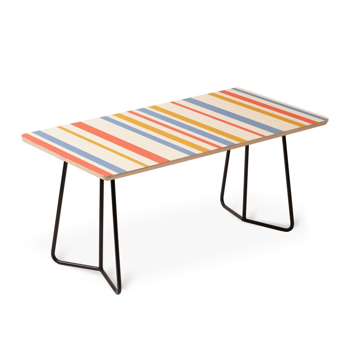 Colour Poems Classic Retro Stripes III Coffee Table
