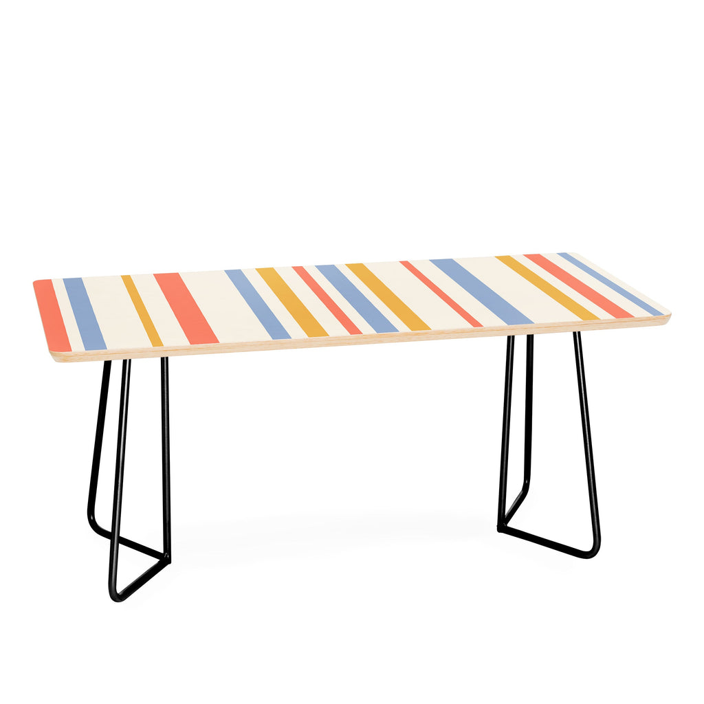 Colour Poems Classic Retro Stripes III Coffee Table