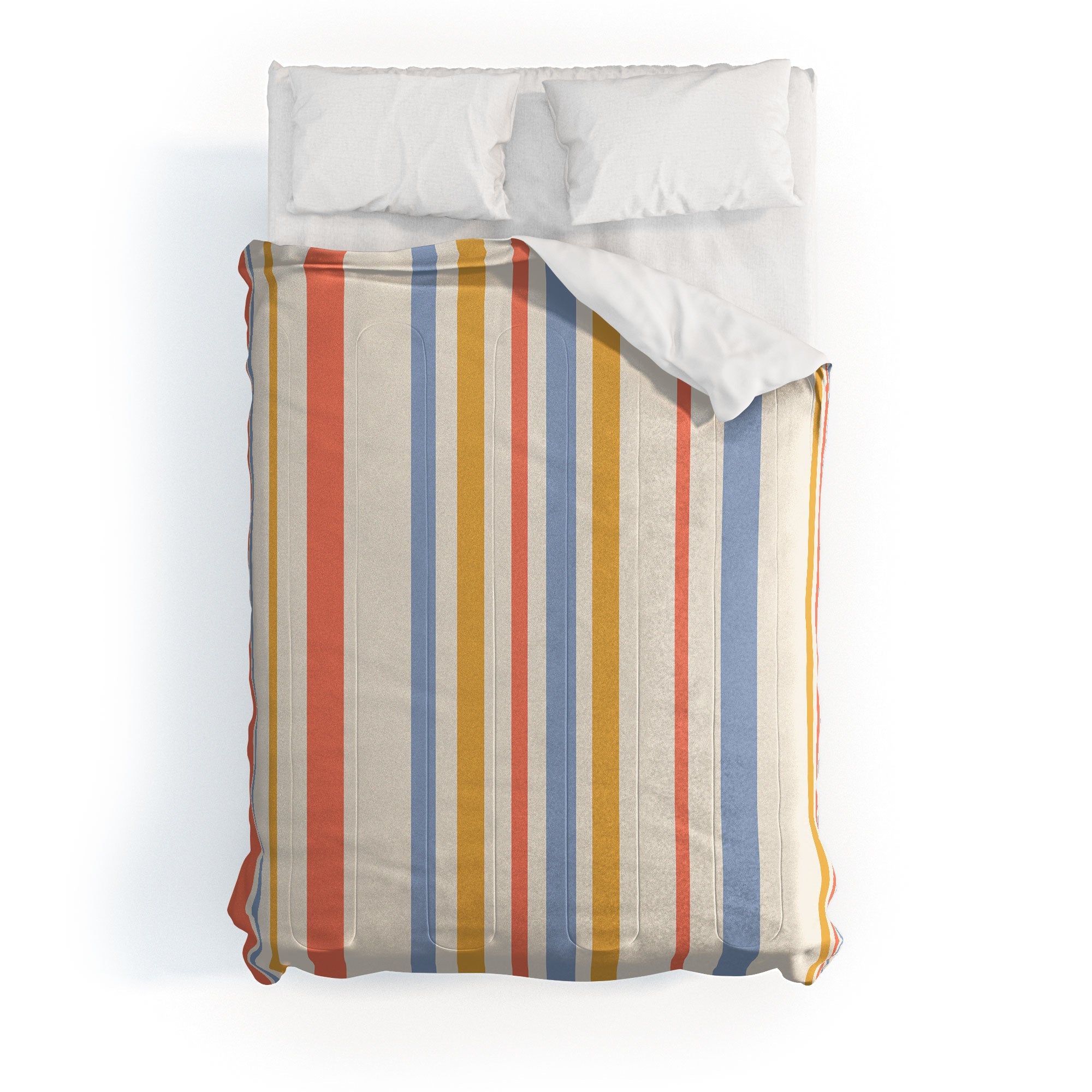 Colour Poems Classic Retro Stripes III Comforter
