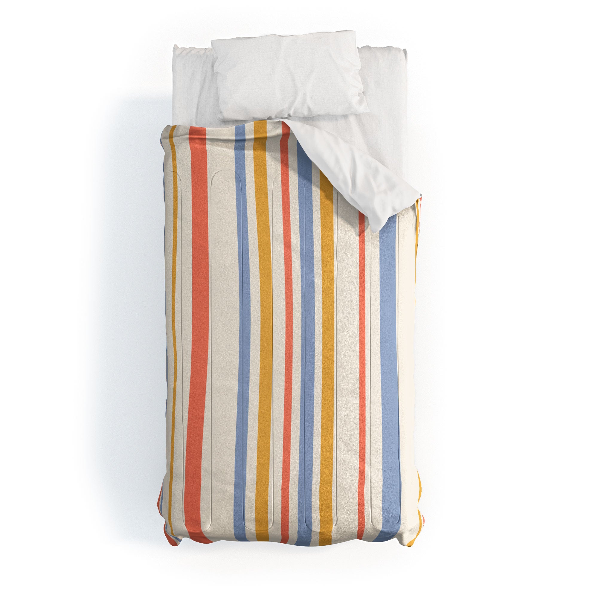 Colour Poems Classic Retro Stripes III Comforter