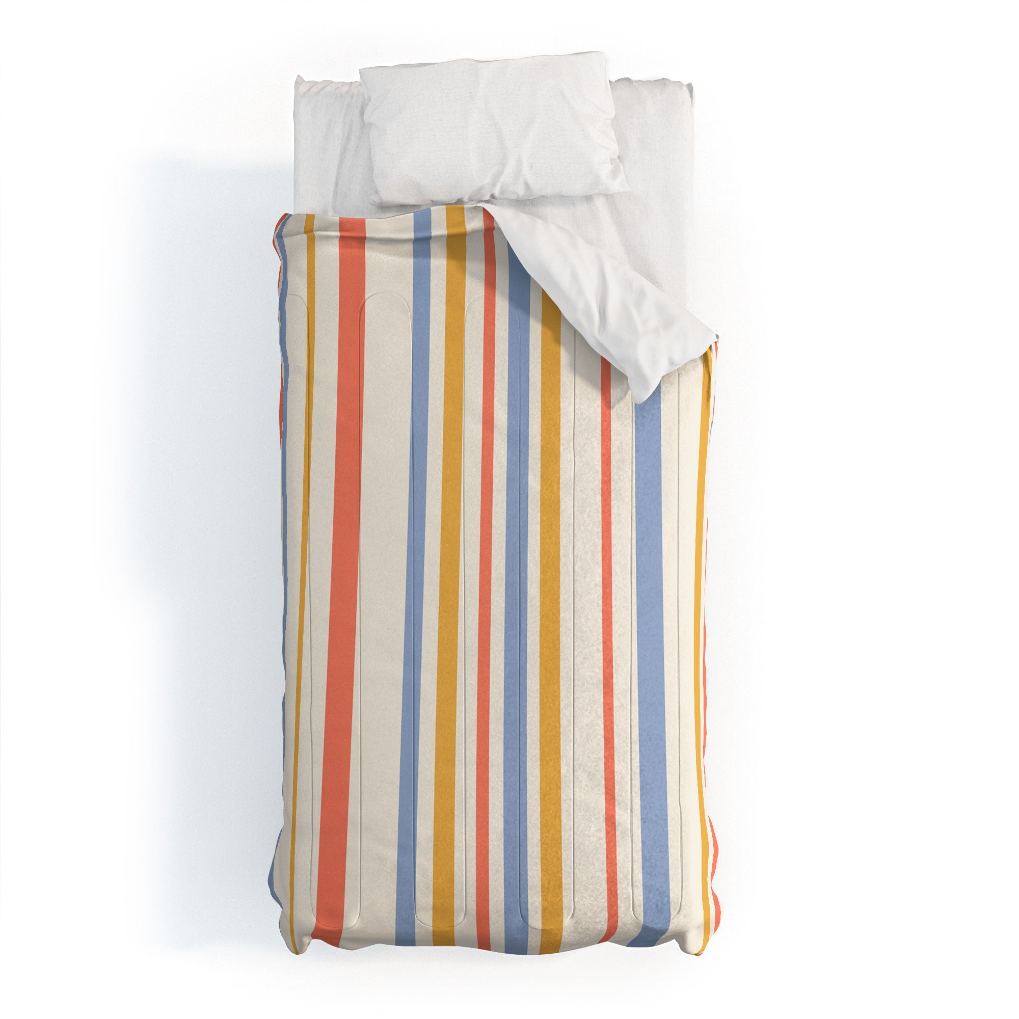 Colour Poems Classic Retro Stripes III Comforter