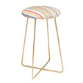 Colour Poems Classic Retro Stripes III Counter Stool