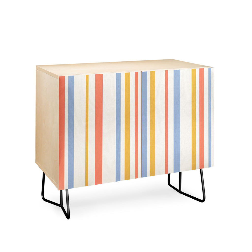 Colour Poems Classic Retro Stripes III Credenza