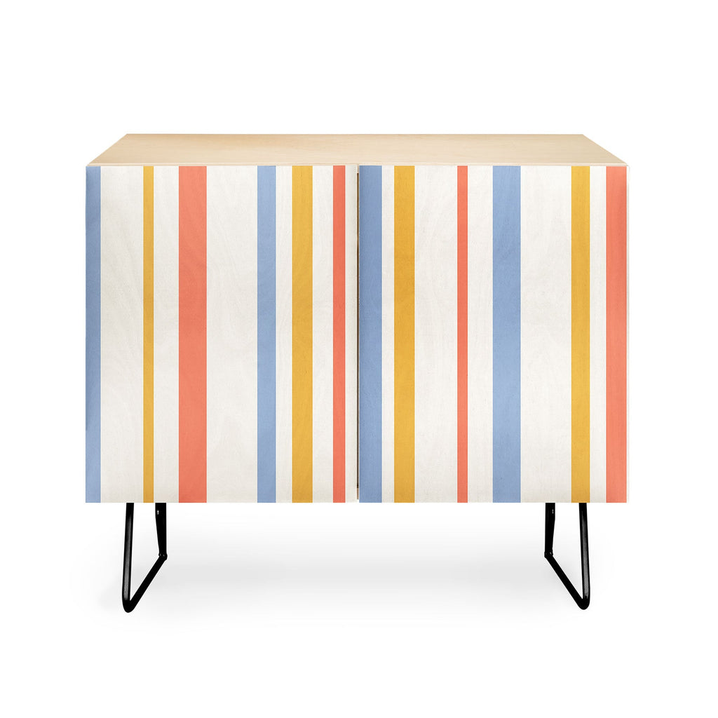 Colour Poems Classic Retro Stripes III Credenza
