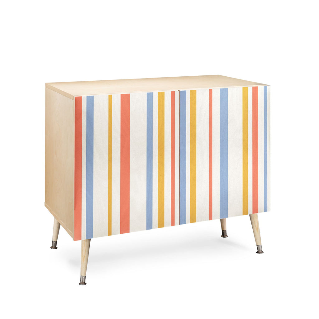 Colour Poems Classic Retro Stripes III Credenza