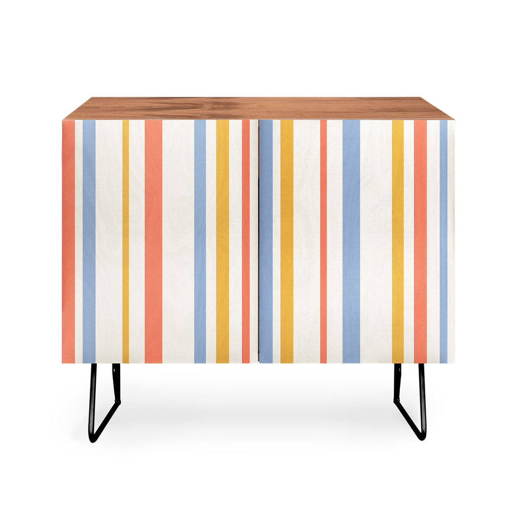 Colour Poems Classic Retro Stripes III Credenza