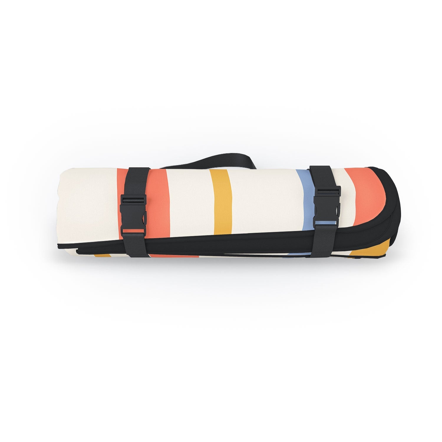 Colour Poems Classic Retro Stripes III Picnic Blanket