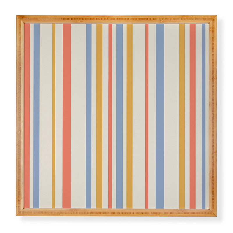 Colour Poems Classic Retro Stripes III Framed Wall Art