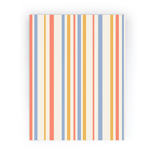 Colour Poems Classic Retro Stripes III Mini Art Print