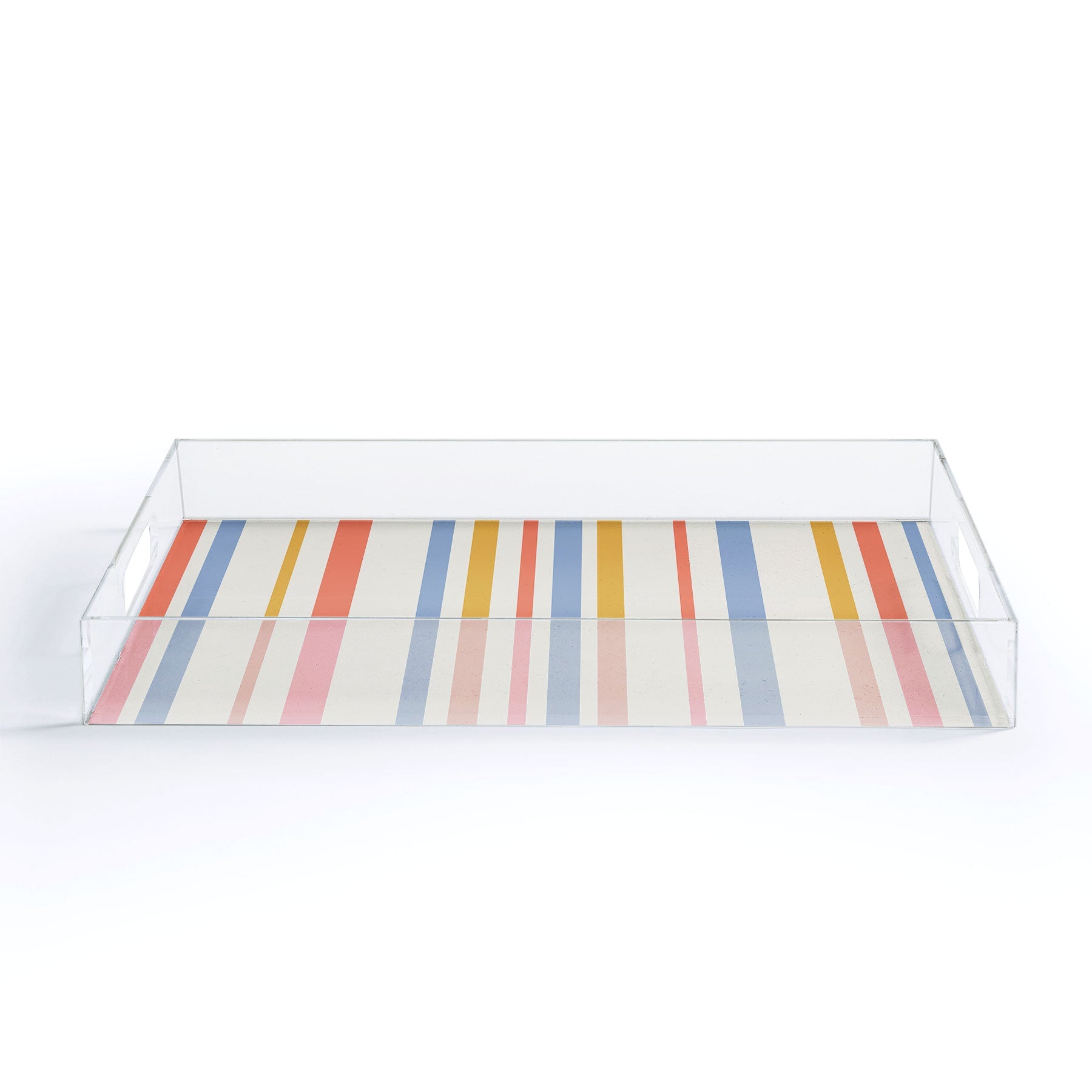 Colour Poems Classic Retro Stripes III Acrylic Tray