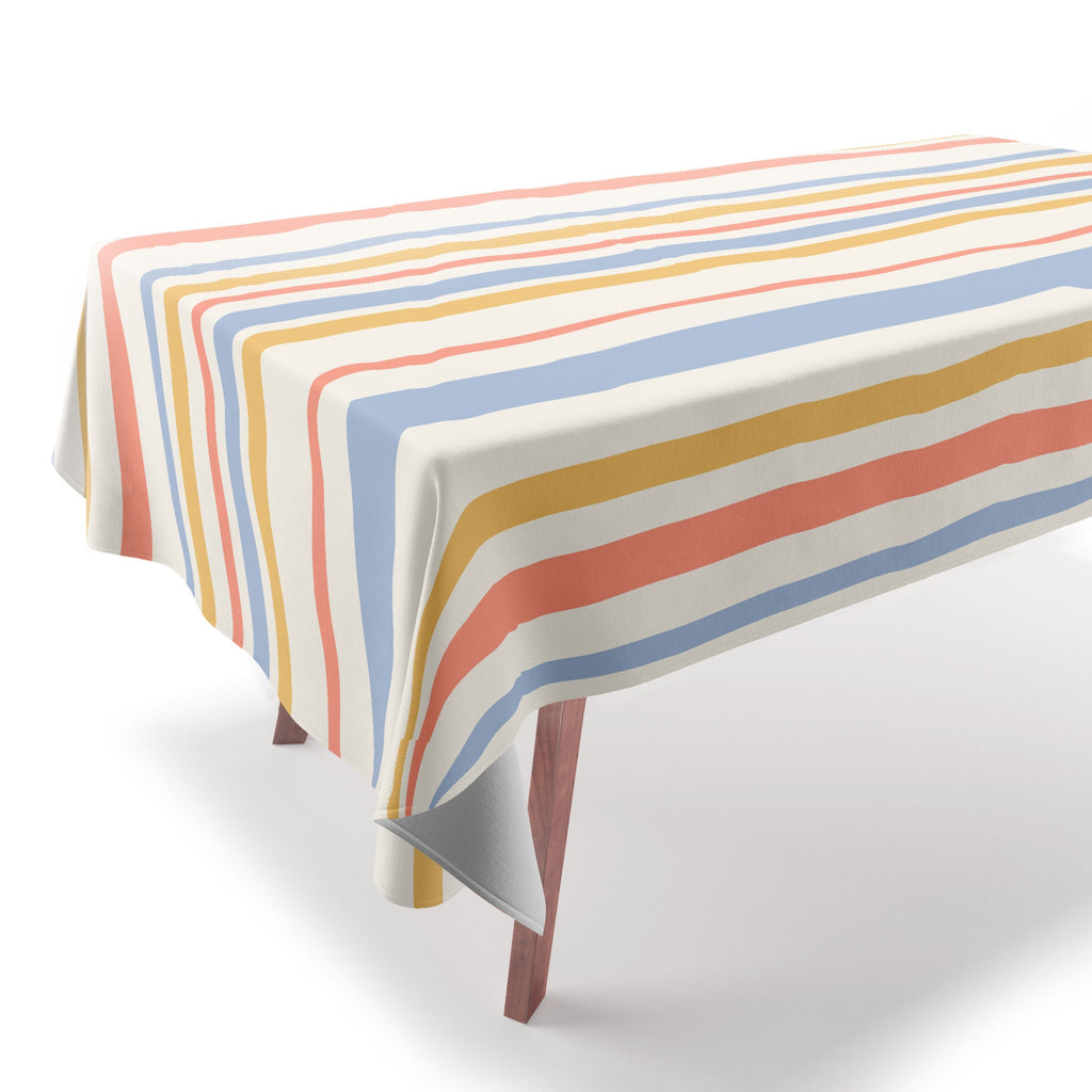 Colour Poems Classic Retro Stripes III Tablecloth