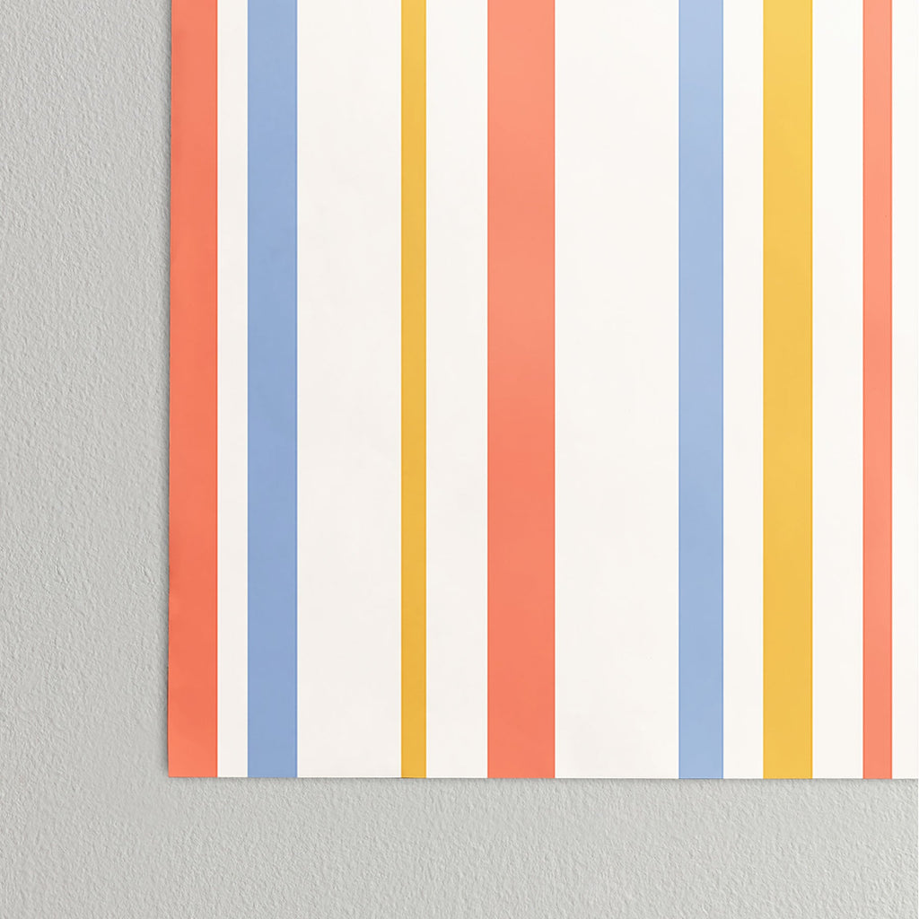 Colour Poems Classic Retro Stripes III Poster