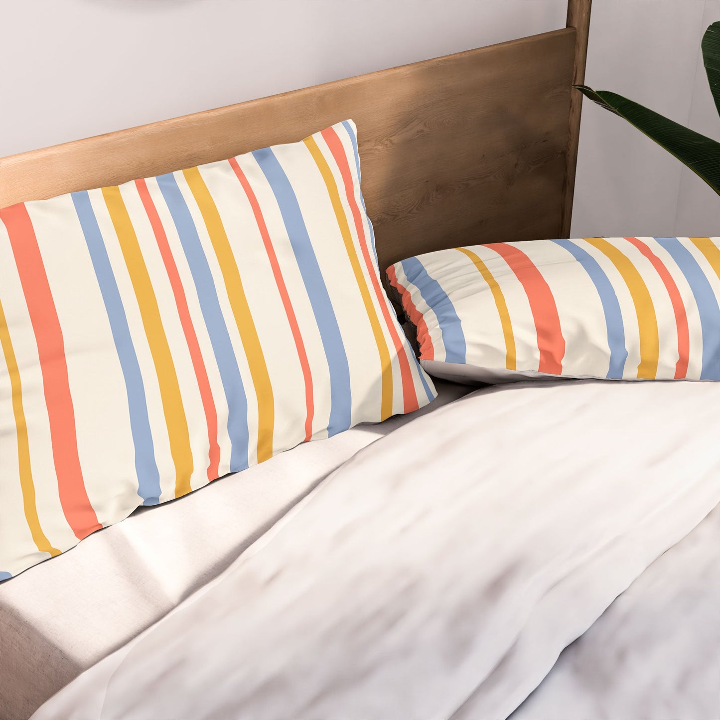 Colour Poems Classic Retro Stripes III Pillow Shams