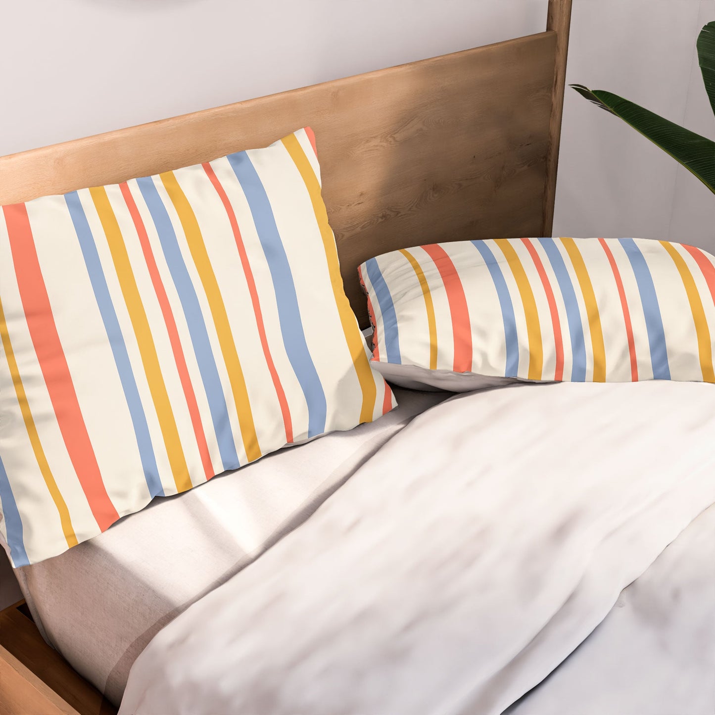 Colour Poems Classic Retro Stripes III Pillow Shams