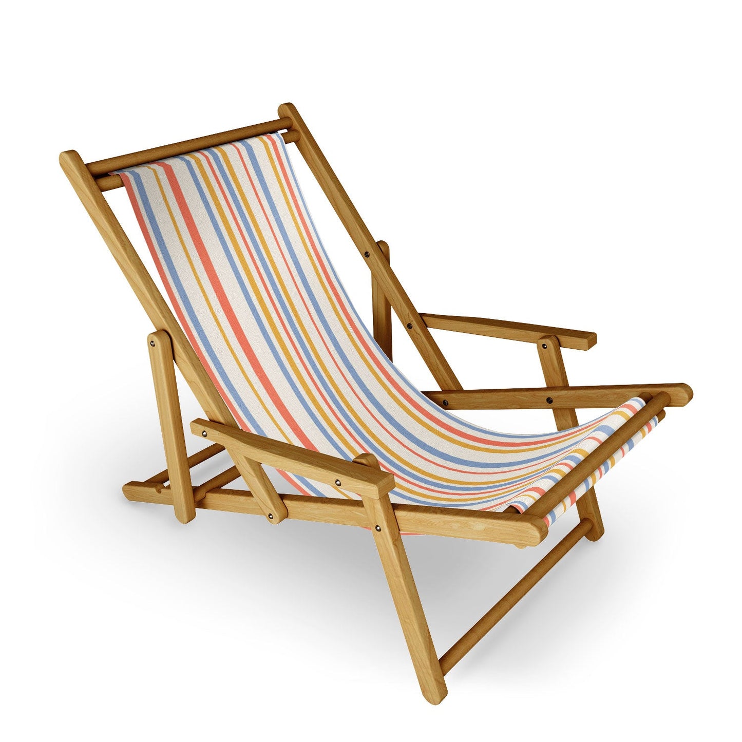Colour Poems Classic Retro Stripes III Sling Chair