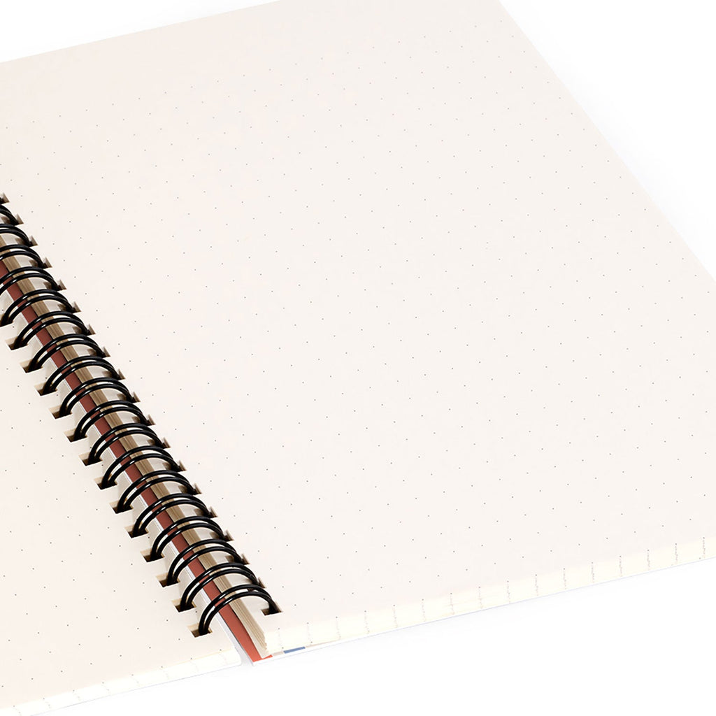 Colour Poems Classic Retro Stripes III Spiral Notebook